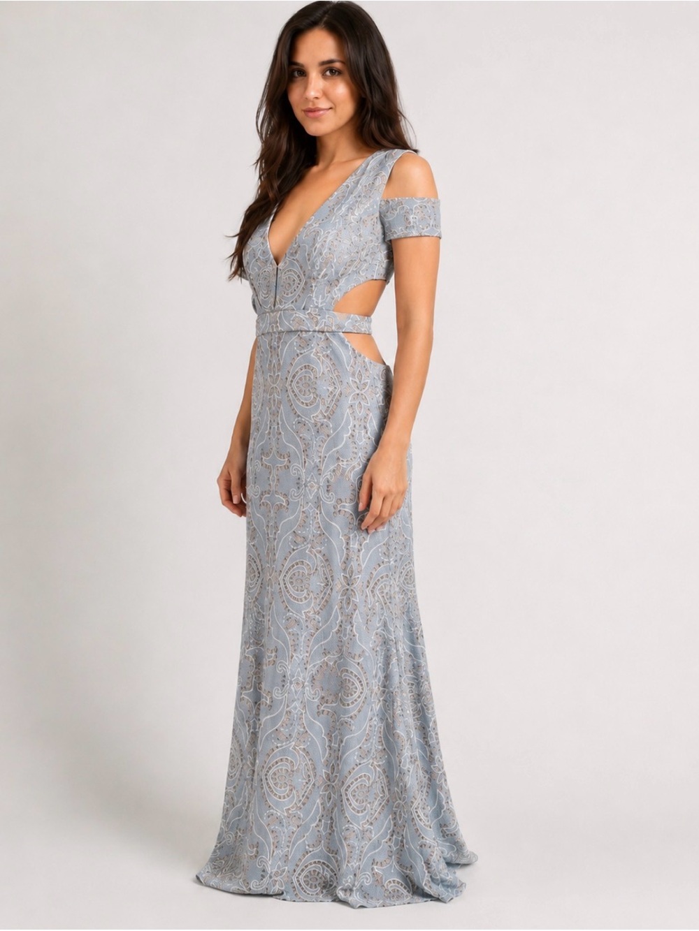 ✨Sultry Long Blue BCBG Dress 💎✨